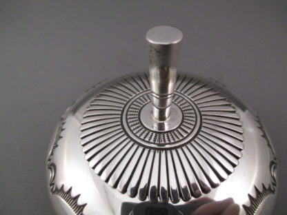 Sterling Silver Seed Pot (with Lid) by Thomas Curtis