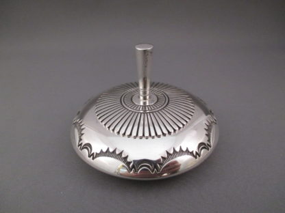 Sterling Silver Seed Pot (with Lid) by Thomas Curtis