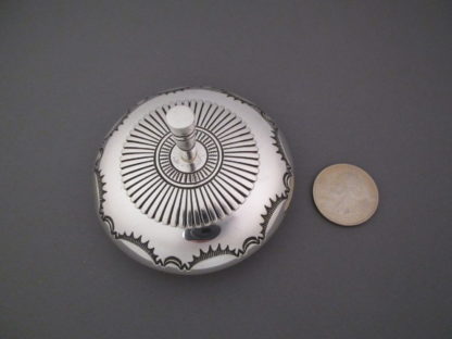 Sterling Silver Seed Pot (with Lid) by Thomas Curtis