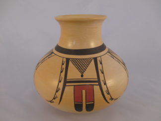 Hopi Pottery - Pottery Jar by Native American Hopi Indian Pottery artist, Fawn Navasie $550-