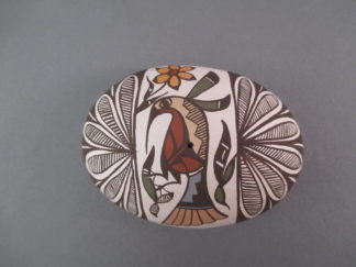 Hummingbird Pottery - Acoma Pueblo Indian Seed Pot with Hummingbird by Diane Lewis-Garcia $150-