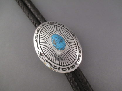 Kingman Turquoise Bolo Tie