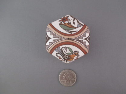 Acoma Seed Pot with Bird design by Diane Lewis-Garcia