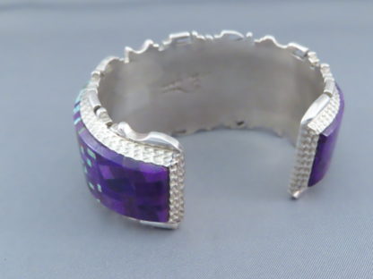 Alvin Yellowhorse Bracelet with Turquoise & Sugilite Inlay