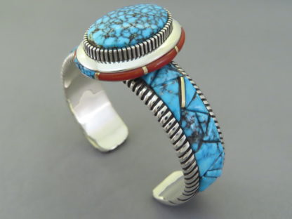 Kingman Turquoise Bracelet by Jay Livingston