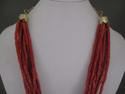 Michael Perry Coral & Gold Necklace