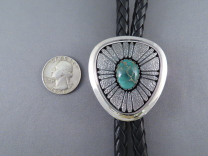 Smaller Al Joe Turquoise Bolo Tie