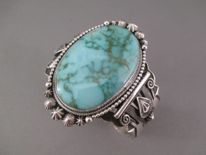 BIG Royston Turquoise Cuff Bracelet by Aaron Toadlena