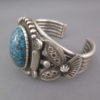 Egyptian Turquoise Cuff Bracelet by Terry Martinez
