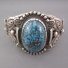 Egyptian Turquoise Cuff Bracelet by Terry Martinez