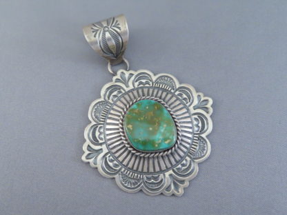 Royston Turquoise Pendant by Arnold Blackgoat