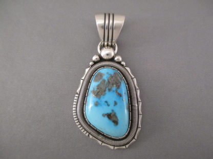 Morenci Turquoise Pendant by Will Vandever
