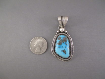 Morenci Turquoise Pendant by Will Vandever