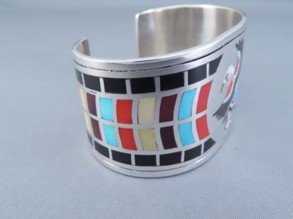 Dennis & Nancy Edaakie ‘Eagle Dancer’ Inlay Cuff Bracelet