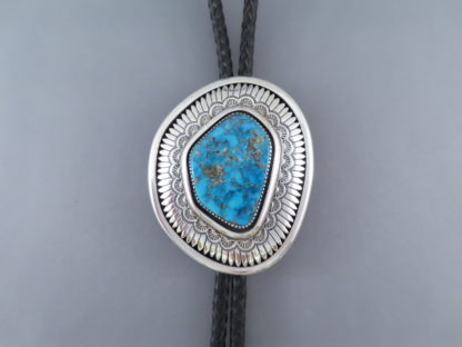 Awesome Allison Lee Bolo Tie with Morenci Turquoise