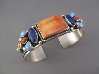 Native American Jewelry - Colorful Cuff Bracelet by Navajo Indian jewelry artist, Albert Jake $495-