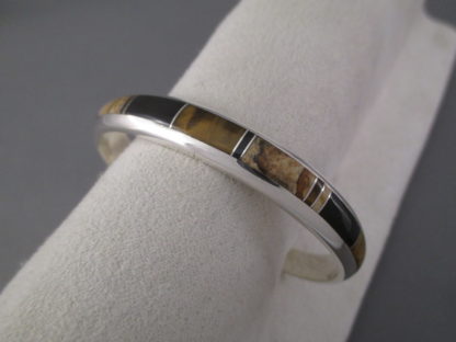 Multi-Stone Inlay Cuff Bracelet