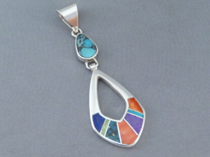 Inlaid Multi-Color Pendant (Larger)