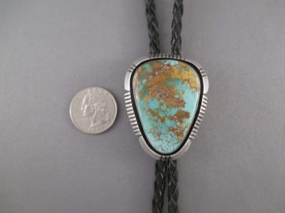 Royston Turquoise Bolo Tie by Will Denetdale (Navajo)