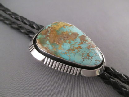 Royston Turquoise Bolo Tie by Will Denetdale (Navajo)