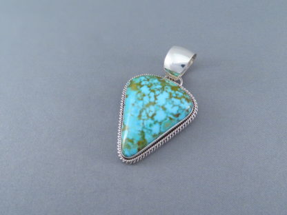 Pendant with Kingman Turquoise by Artie Yellowhorse
