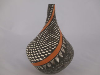 Acoma Pottery - Taller Seed Jar by Acoma Pueblo pottery artist, Sandra Victorino photo 2