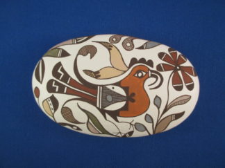 Acoma Pottery - BIRD Design Seed Pot by Acoma Pueblo Indian pottery artist, Diane Lewis-Garcia $185-