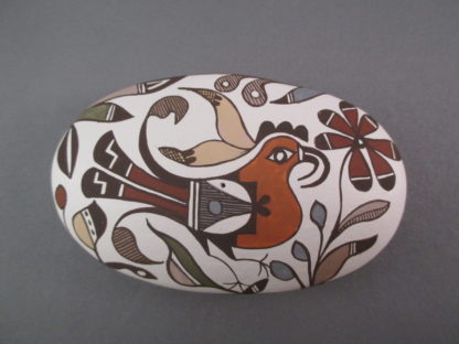 Acoma Seed Pot by Diane Lewis-Garcia with Birds