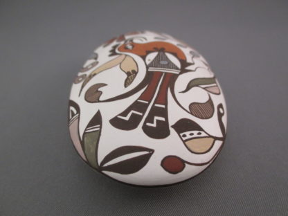 Acoma Seed Pot by Diane Lewis-Garcia with Birds