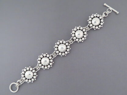 Sterling Silver Link Bracelet by Artie Yellowhorse