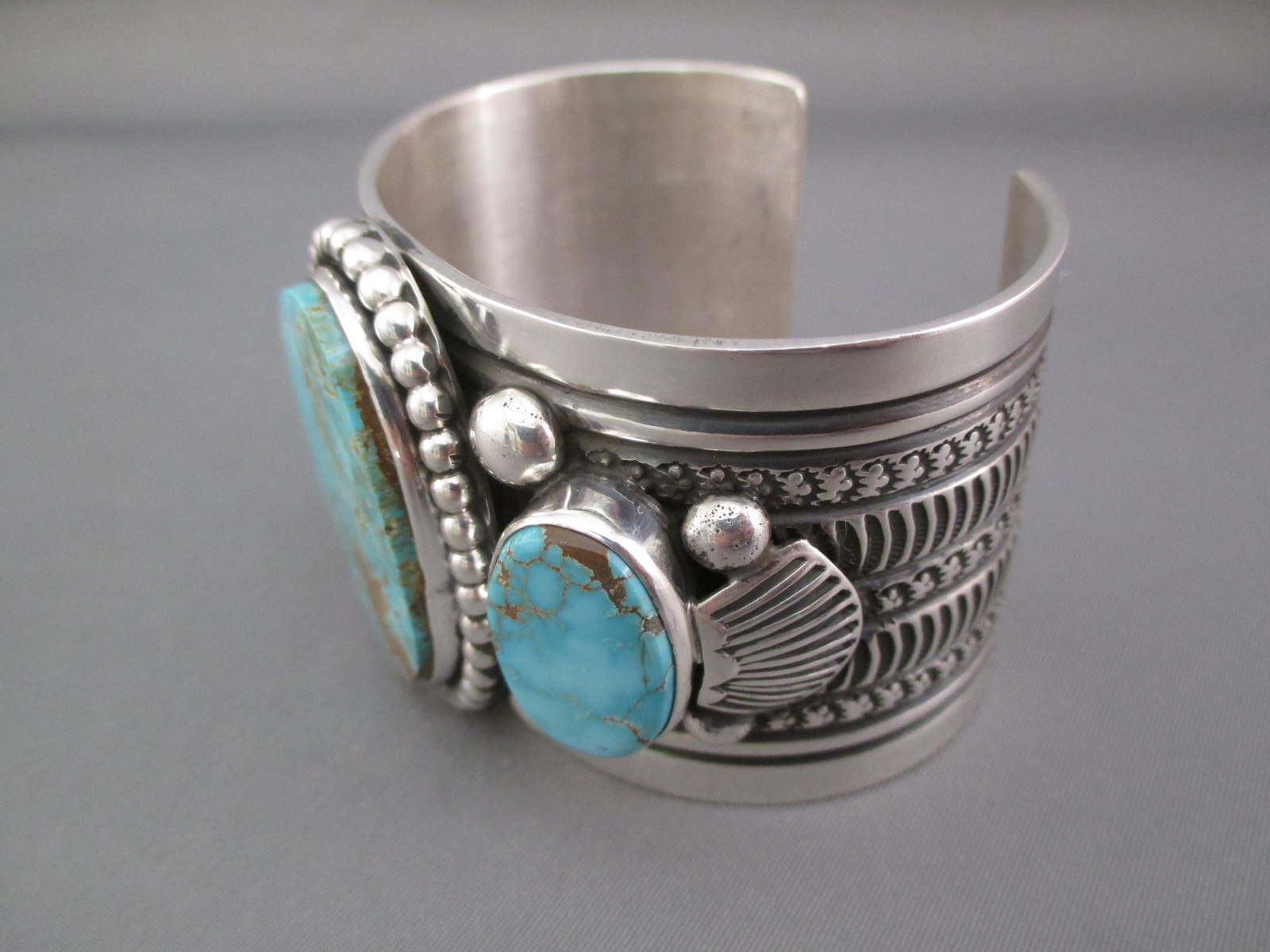 IMPRESSIVE Royston Turquoise Cuff Bracelet - Turquoise Jewelry