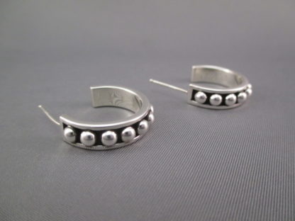 Earrings by Artie Yellowhorse (Hoops)