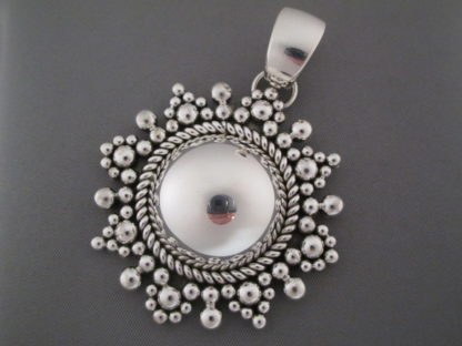 Larger ‘Snowflake’ Pendant by Artie Yellowhorse