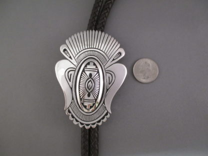 Sterling Silver Bolo Tie by Nelson Begay