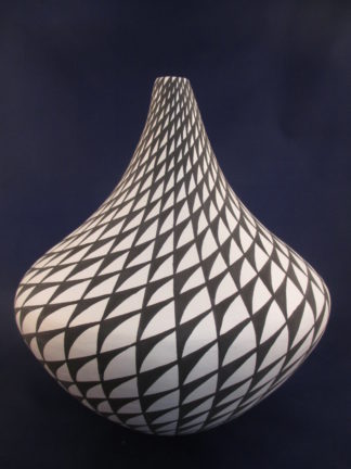 Acoma Pottery - 'Swirl' Design Pottery Jar by Acoma Pueblo potter, Sandra Victorino $995-