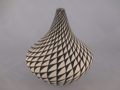 Swirl-design Acoma Pottery Jar by Sandra Victorino