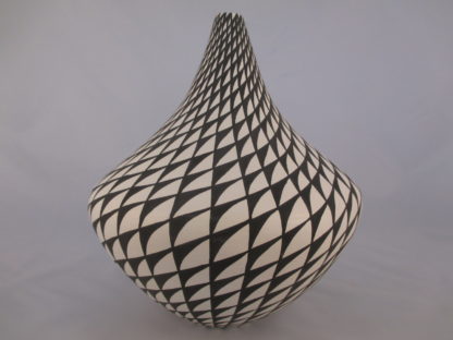 Swirl-design Acoma Pottery Jar by Sandra Victorino