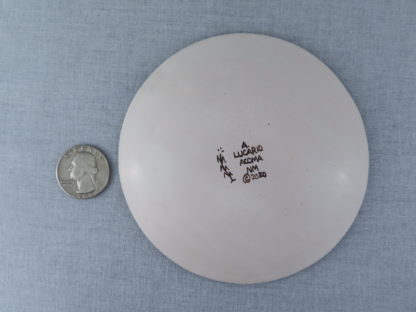 Smaller Acoma Pottery Plate by Amanda Lucario