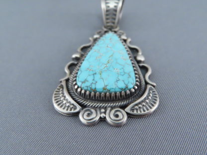 Number 8 Turquoise Pendant