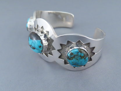 Apache Blue Turquoise Bracelet by Fortune Huntinghorse