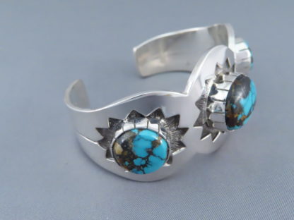 Apache Blue Turquoise Bracelet by Fortune Huntinghorse