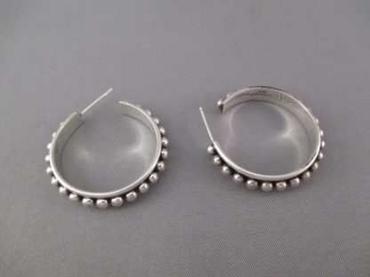 Hoop Earrings by Artie Yellowhorse (Larger)