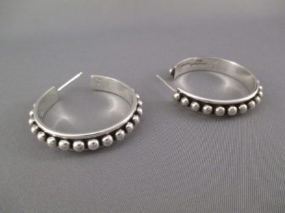 Hoop Earrings by Artie Yellowhorse (Larger)