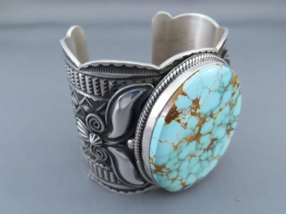 HUGE Royston Turquoise Cuff Bracelet by Andy Cadman