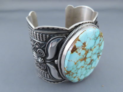 HUGE Royston Turquoise Cuff Bracelet by Andy Cadman