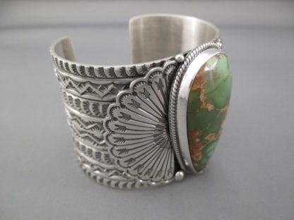 Sunshine Reeves Wide Cuff Bracelet with Royston Turquoise