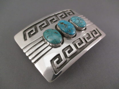 Larger Morenci Turquoise Belt Buckle