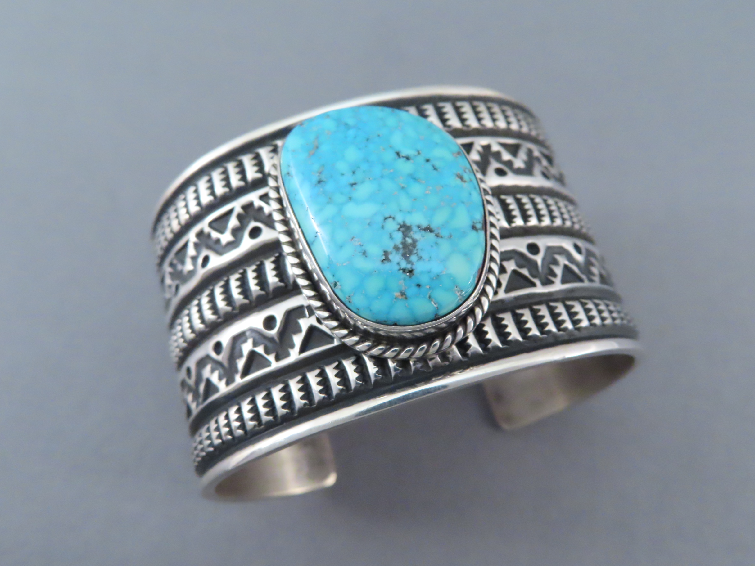 Sunshine Reeves Kingman Turquoise Bracelet - Navajo Jewelry