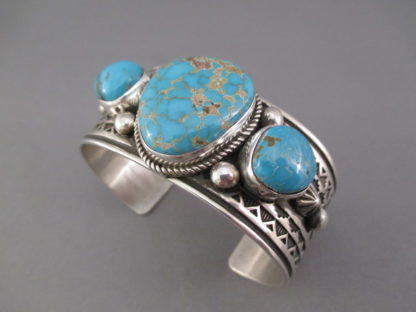 Dragonfly Turquoise Bracelet by Albert Jake (Navajo)