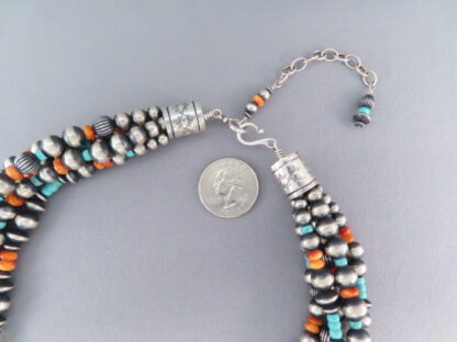 HUGE Royston Turquoise & Spiny Oyster Shell Necklace